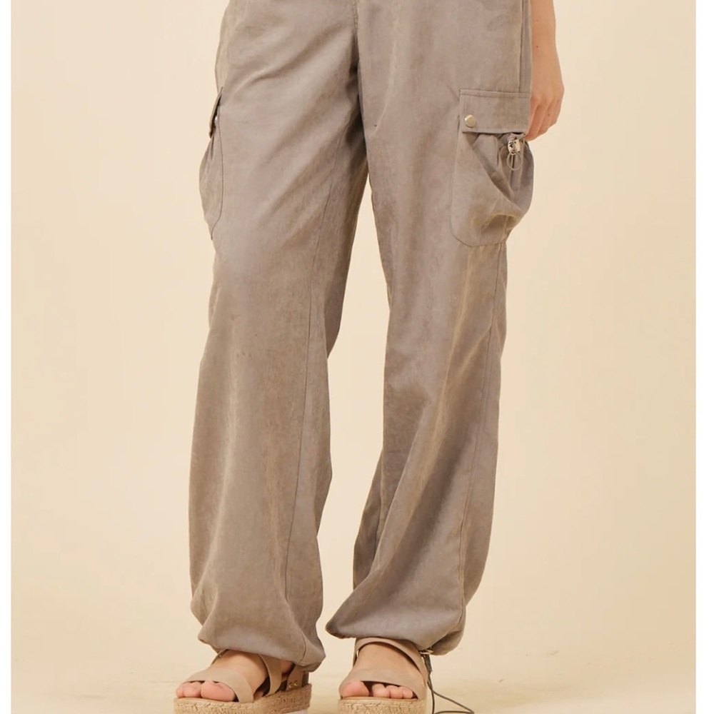 Vintage Havana army gray parachute pants